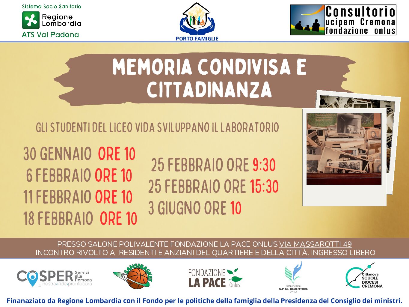 MEMORIA CONDIVISA E CITTADINANZA